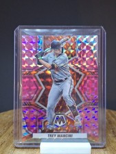 2022 Panini Mosaic - Trey Mancini #140 Pink Camo Mosaic Prizm