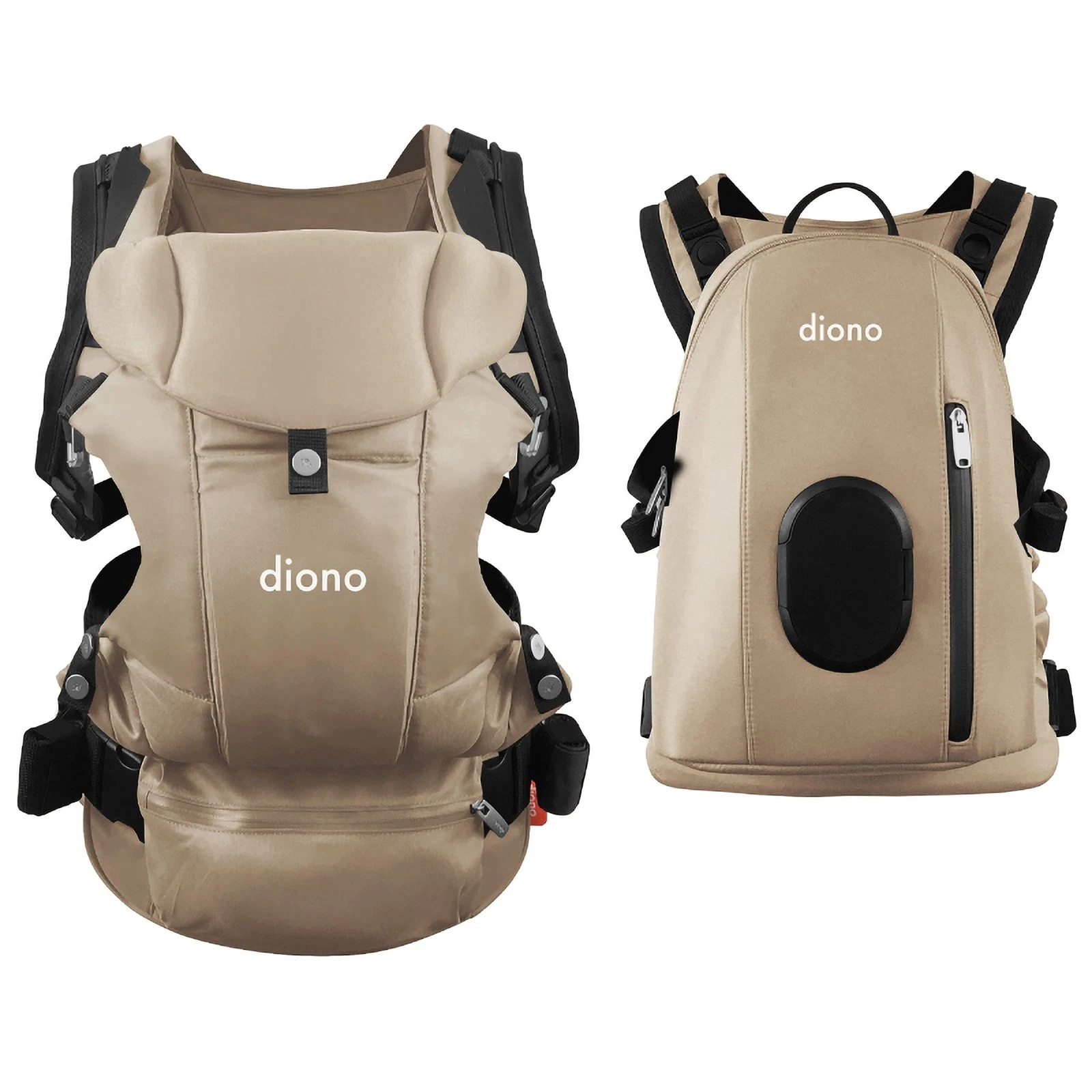 Diono Carus Complete, 4-in-1 Baby Carrier System with Detachable Backpack, from
