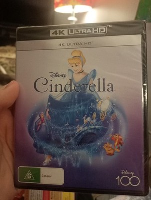 Cinderella Animated 4K Ultra HD Blu-ray Disney Classic, Brand New + Sealed Oop
