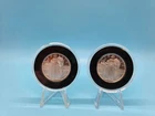 Two APMEX 1/4 Troy Ounce .999 Fine Silver Rounds - 1/2 Troy Oz Total