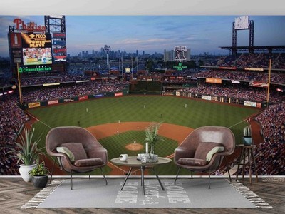 3D Baseball Stadium Landscape Wall Murals Wallpaper Murals Wall Sticker 62
