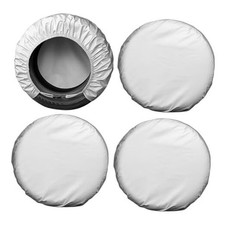 4PCS RV Tire Covers, Anti-UV Waterproof Camper Wheel Protector, Tough Travel