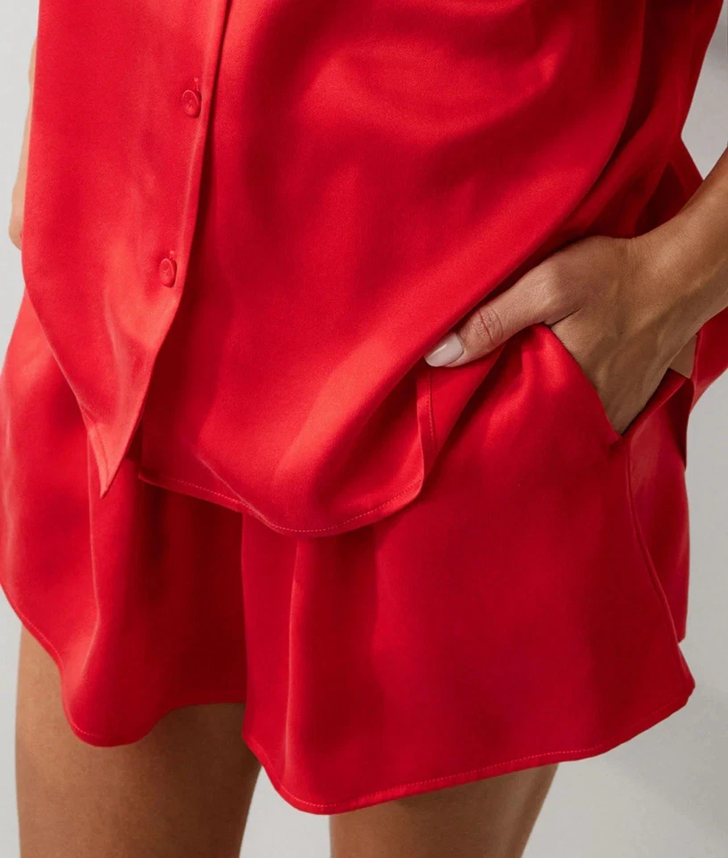 Lunya Lavable Seda Relajado Abotonable Foto 4 de 4