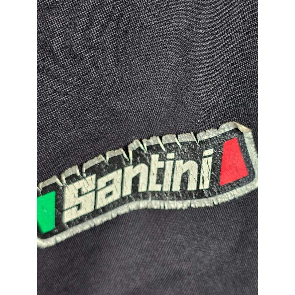 Culotte con tirantes Santini XXL negro rojo para hombre Chianti Classico hecho en Italia Foto 4 de 4