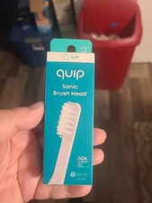 Quip Electric Toothbrush Brush Head Refill Soft Bristles White/Grey