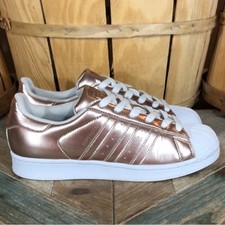 Adidas Superstar Oro Rosa Cobre AQ5941 Edición Limitada Tenis Mujer Talla 7