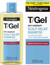 Neutrogena T/Gel Scalp Relief Anti-Dandruff Shampoo (250ml) With 3% Salicylic Ac