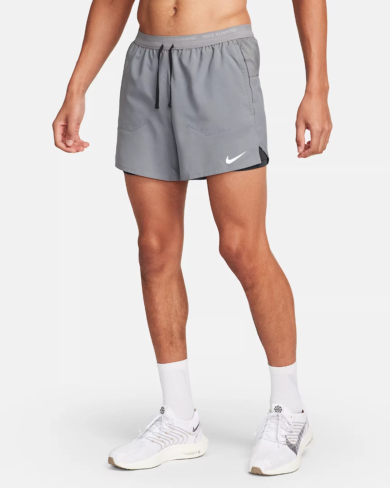 $65 NEW Nike Mens Dri-FIT Stride 2-in-1 Lined 5" Running Shorts FN2992-084 Small