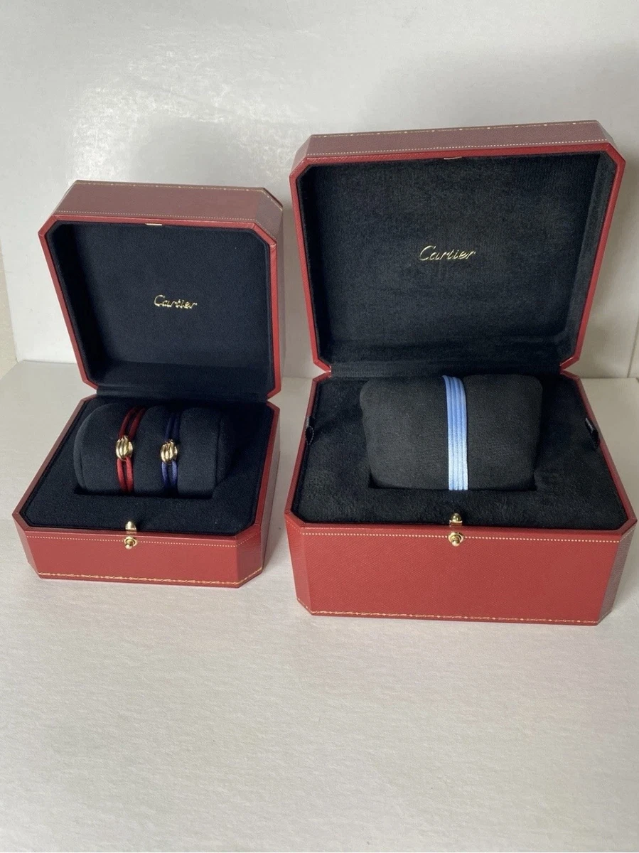 Cartier Silk Cord Light Blue 70cm Authentic, Jewelry Box & Ring NOT included