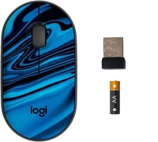 Logitech M340 Limited Edition Wireless Mouse - Blue Galaxy 910-007282