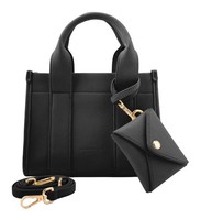 Seidenfelt Manufaktur Meloy Mini Tote Handtasche Tasche Black Schwarz Neu