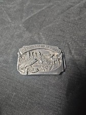 Siskiyou National Forest California Oregon Vintage Belt Buckle