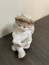 Dreamsicles Cherub Angel Reading a Book – Cast Art Industries 1991