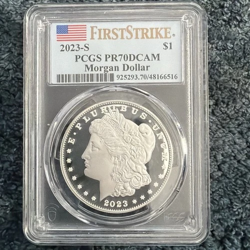2023-S Proof $1 Morgan & Peace Dollar Silver Set PCGS PR 70 DCAM First Strike