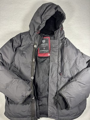 J Whistler Black Winter Jacket Summit Puffer Coat Thick Heavyweight Size M