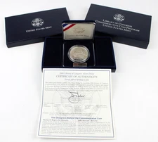 LIBRARY OF CONGRESS COMMEMORATIVE COIN PROGRAM 90% SILVER PROOF