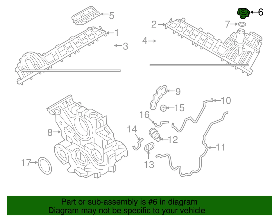 Nissan TITAN XD 2016-2019 genuino - tapa de llenado 15255-EZ40A Foto 3 de 3