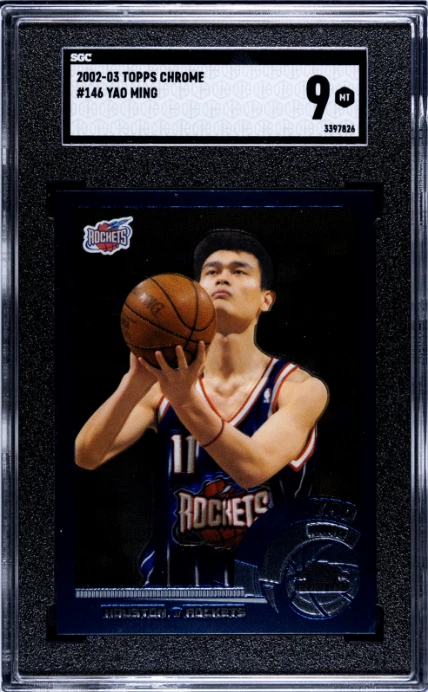 Topps Yao Ming Basketball Rookie Sports Trading Cards