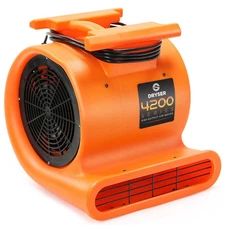 Air Mover Carpet Dryer 3 Speed 1 HP Floor Blower Fan Stackable for Water Damage