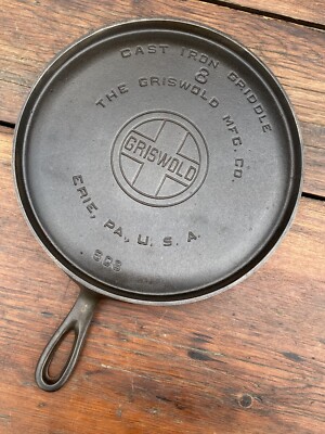 Griswold Cast Iron #8 Large Logo Griddle