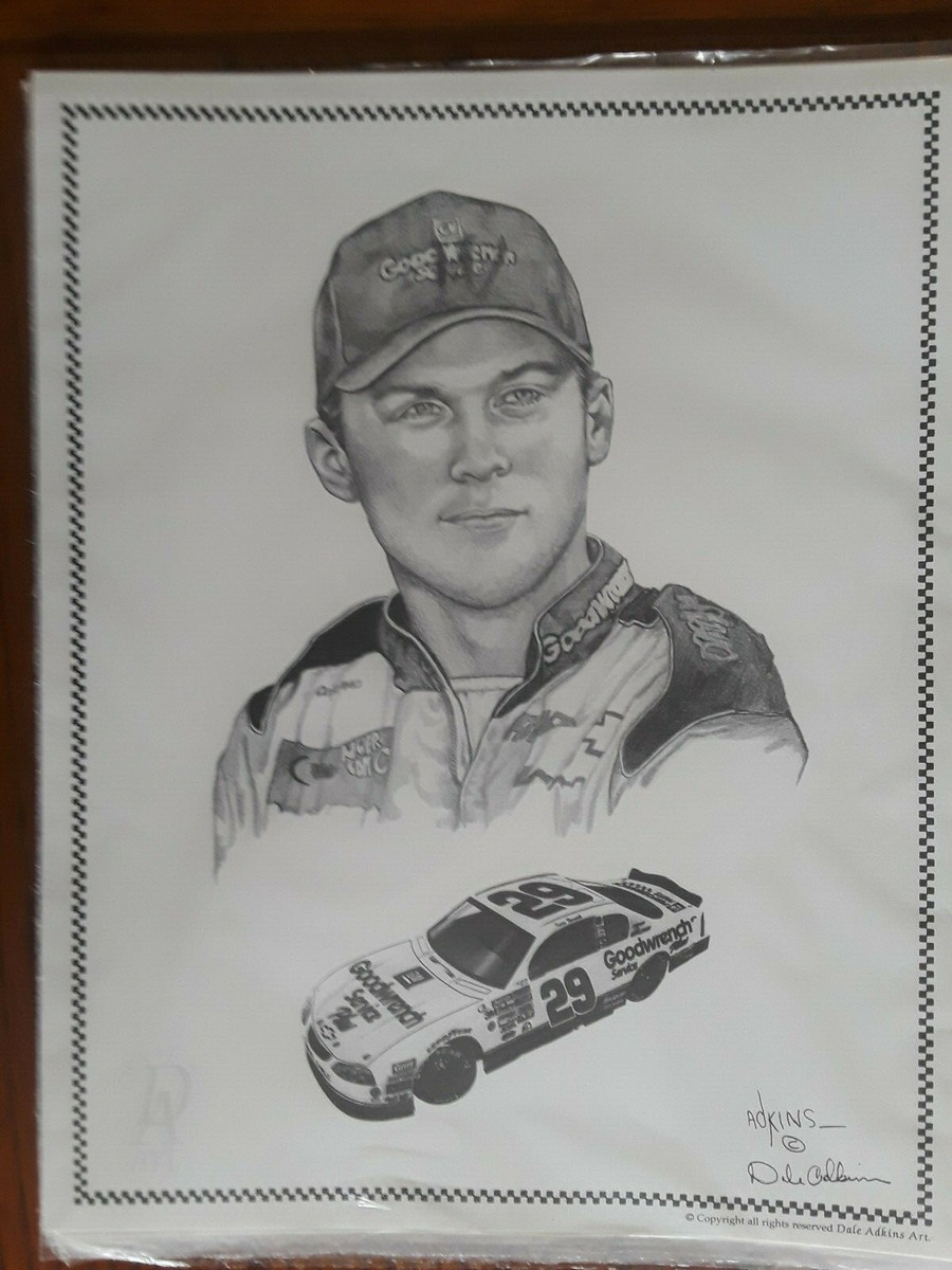 NASCAR Lithographs - Limited Edition Collectors Series - By Artist Dale  Adkins | eBay