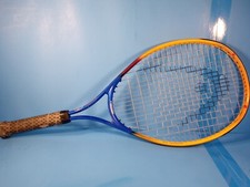 Head Agassi 25 Tennis Racket Art #230250 Used Good Blue/Red/Yellow 3 7/8 00