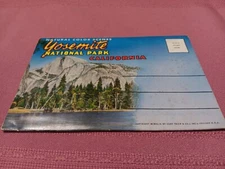 Vintage YOSEMITE NATIONAL PARK Postcard Album BOOK 1930 1940