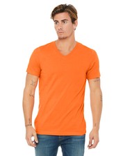 Bella + Canvas Unisex Jersey Short Sleeve V-Neck T-Shirt 3005 Retail Fit XS-3XL