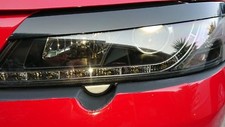 Gloss Black VY HOLDEN COMMODORE / HSV HEADLIGHT HEAD LIGHT EYELID / EYE BROWS