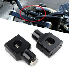1" Motorcycle Handlebar Handle Bar Adapter Risers Clamp Mounts For Harley YAMAHA