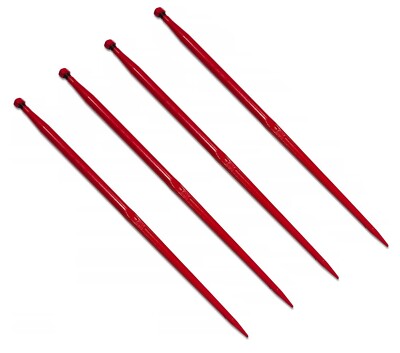 4x Frontladerzinken M 22X1,5 1100mm Ballenzinken Zinken für Frontlader 110cm