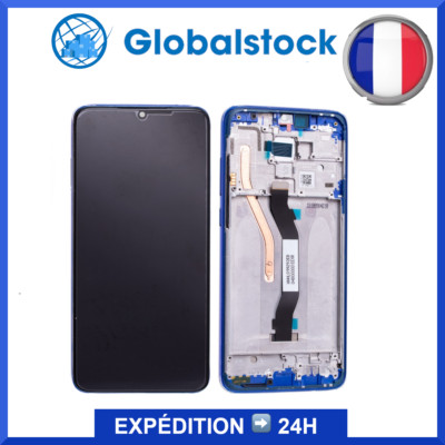 Ecran LCD Vitre tactile pour Xiaomi Redmi Note 8T - GLOBALSTOCK - Noir - 5,5 po - Verre trempé