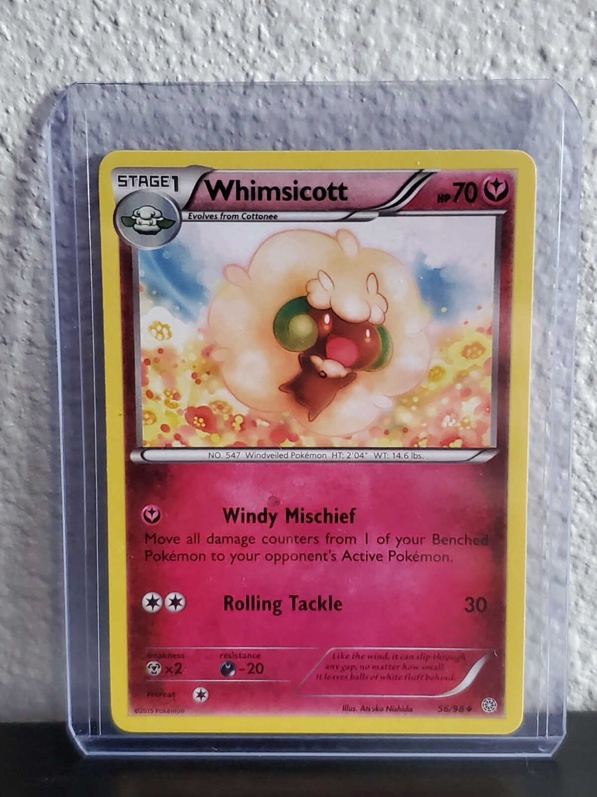 Pokemon TCG - Whimsicott 56/98 - Regular Uncommon Ancient Origins NM