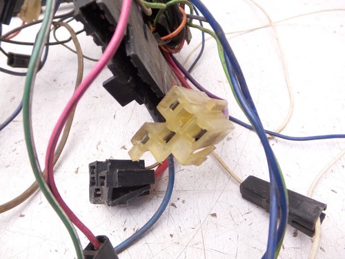 For Parts 1980 Trans Am Under Dash Inner Wiring Harness Fuse Interior Cut Wires - Picture 22 of 24