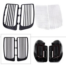 Black Radiator Grills&Screens for Harley Electra Glide Low Ultra Limited FLHTKL