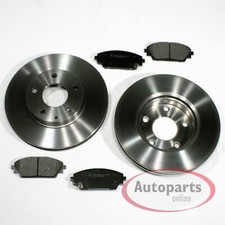 Bremsscheiben beschichtet Bremsbeläge vorne passend für Kia Sportage