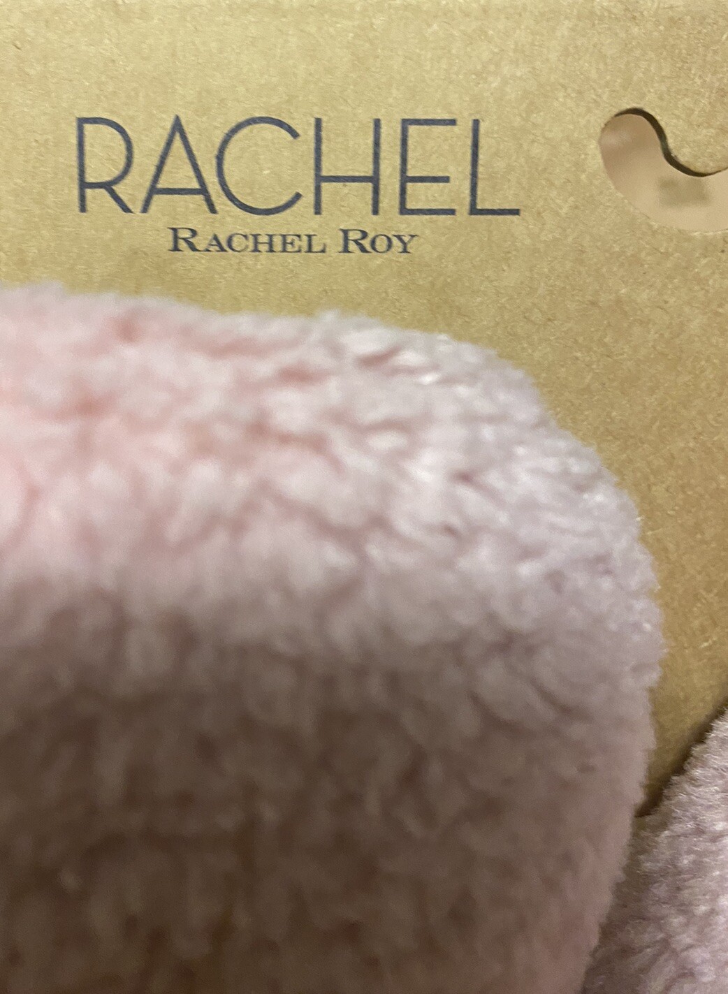 SAOLA Stivali Rachael Roy Sherpa in pelliccia sintetica pantofole suola aderente comfort rosa accogliente taglia L