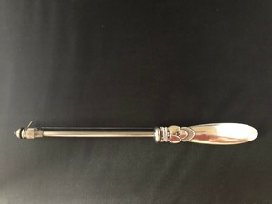 Georg Jensen Silver Cheese Cutter - Cactus