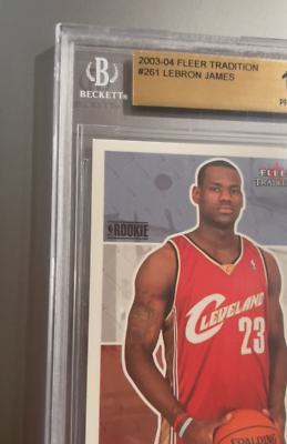 💎LeBron James 2003-04 FLEER RC #261 BGS 10 PRISTINE OLD Gold