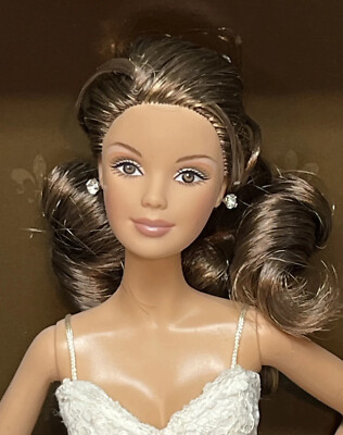 Monique Lhuillier Bride Gold Label Barbie Doll 2006 Mattel #J0960