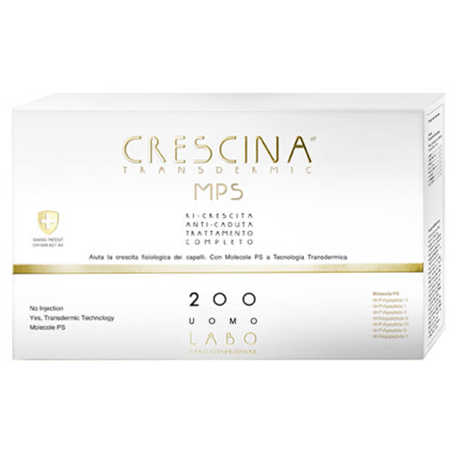 LABO-CRESCINA-TRANSDERMIC-MPS-RECRESCITA-ANTI-LOSS-200-Hair-Men-20-20-Vials