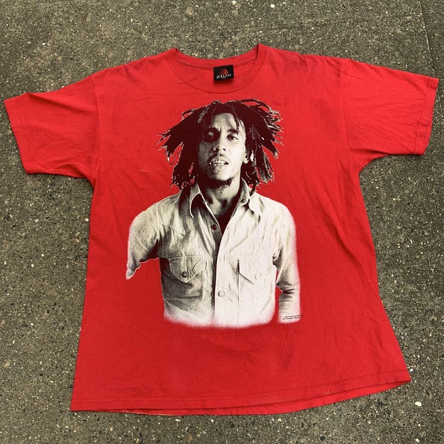 red bob marley shirt