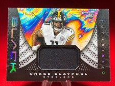 2020 PANINI BLACK CHASE CLAYPOOL ROOKIE FUTURISTIC PATCH RC SP #d 60/75