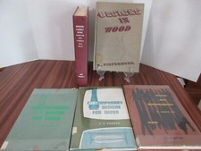 5 Woodworking Wood Designs Vtg Lot Romero Olson Wells Piepenburg LOT