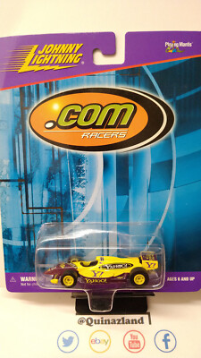 Johnny Lightning 1999 .com racers Indy racer Yahoo! (NG63)