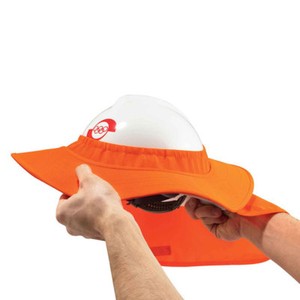 snap brim hard hat