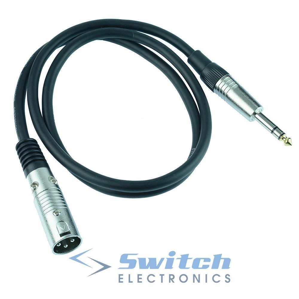 POSUGEAR - 6.35mm 1/4 Male To 3.5mm 1/8 Female Stereo