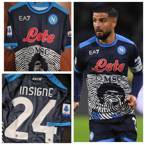Maglia Calcio Napoli Maradona Game Shirt Limited Edition Insigne S Match  Issue