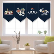 Jpan Noren Curtain Doorway Sushi Shop Valance Half Curtain Tapestry Hanging
