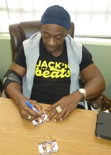 Booker T & Jazz Signed 2003 Fleer WWE Divine Divas Card #87 WCW TNA Autograph